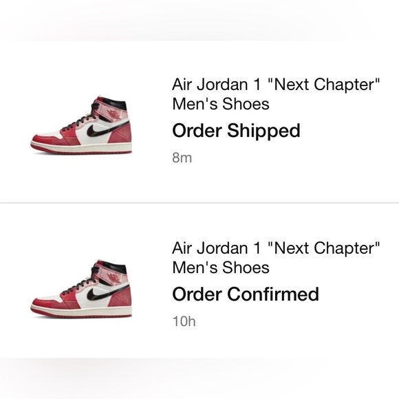 Jordan 1 high OG next chapter spider-verse size 11 men Ds receipt in pics 1-3 🚢 - Picture 9 of 10